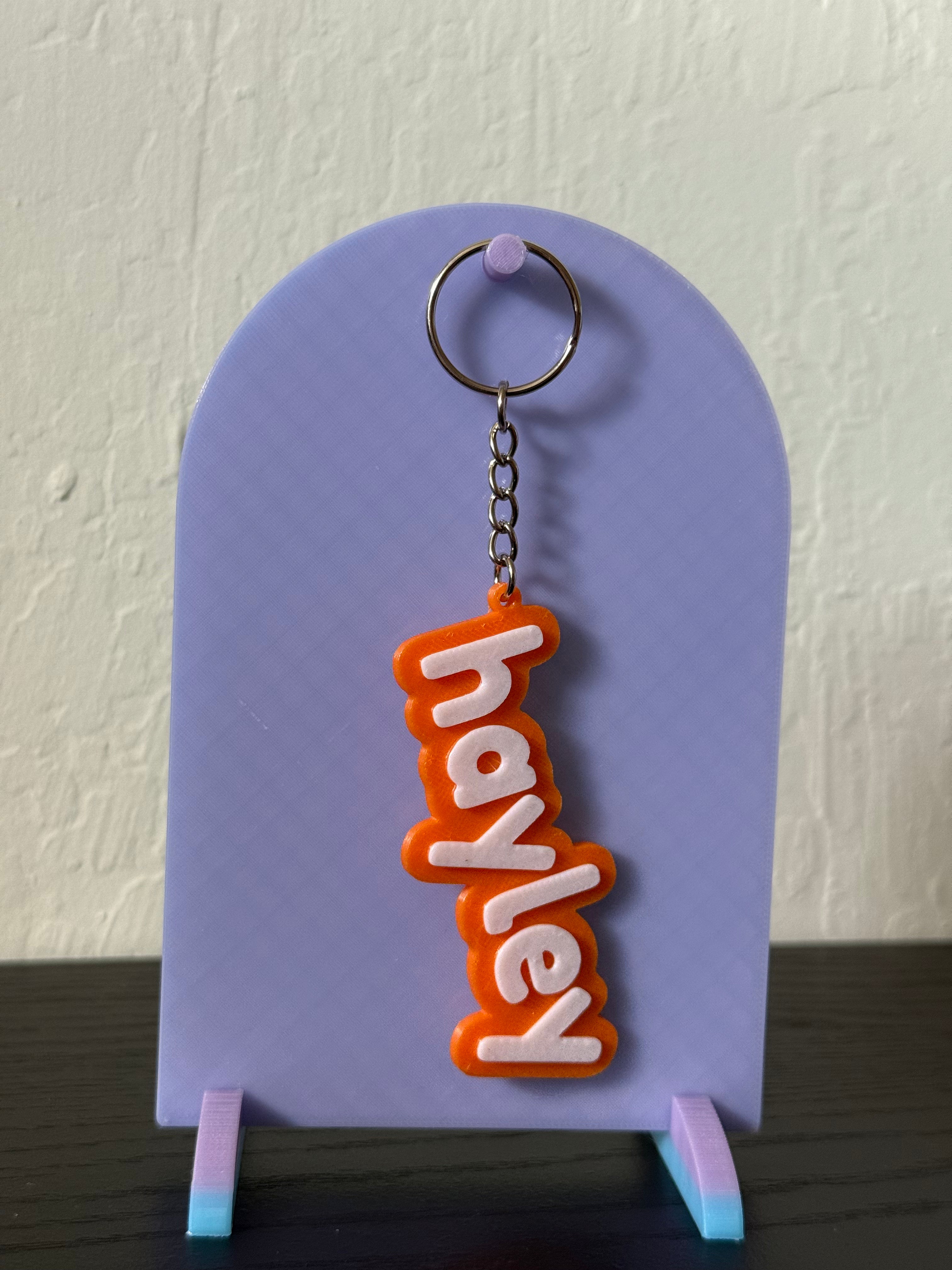 Custom Name Keychain