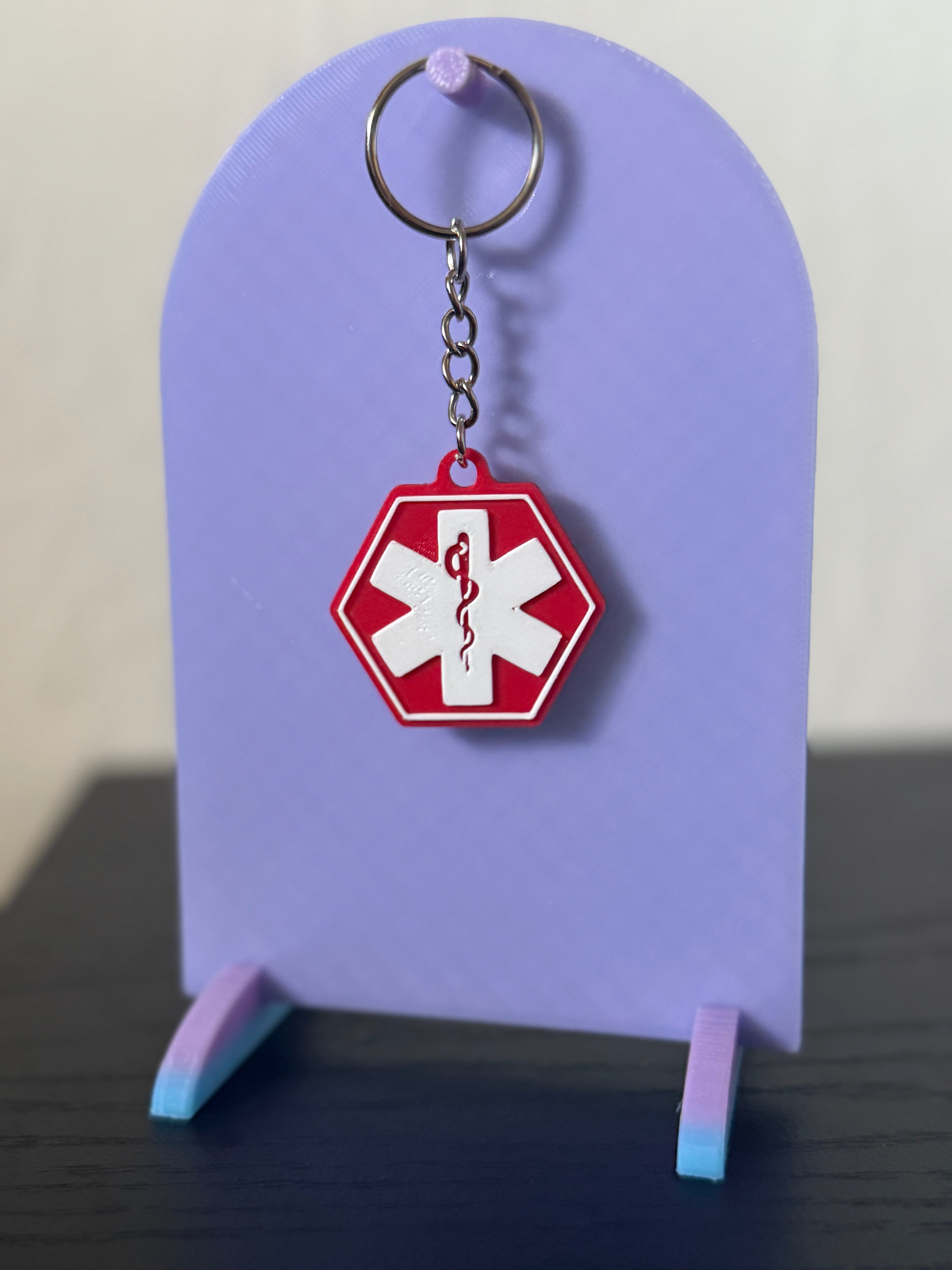 Emergency Medical NFC Keychain