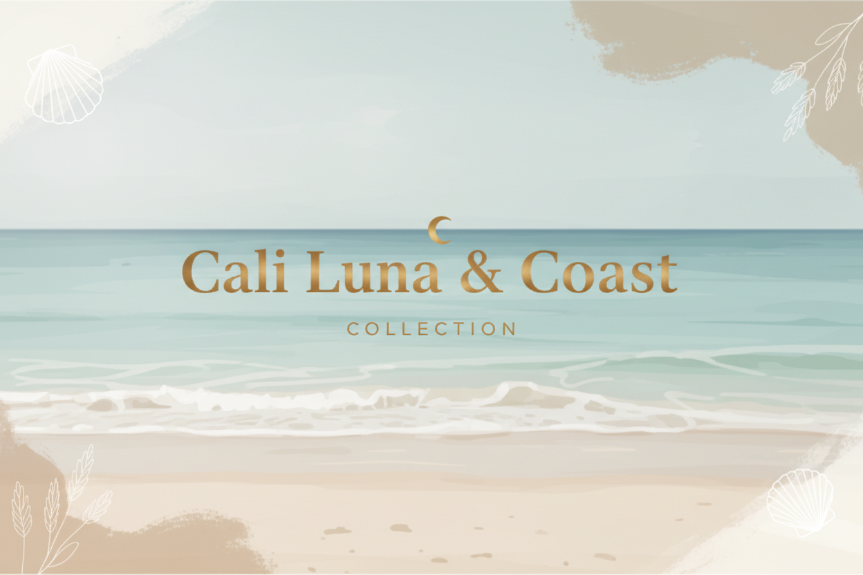 froint page picture that says "Cali Luna & Coast" modern luxury vibe